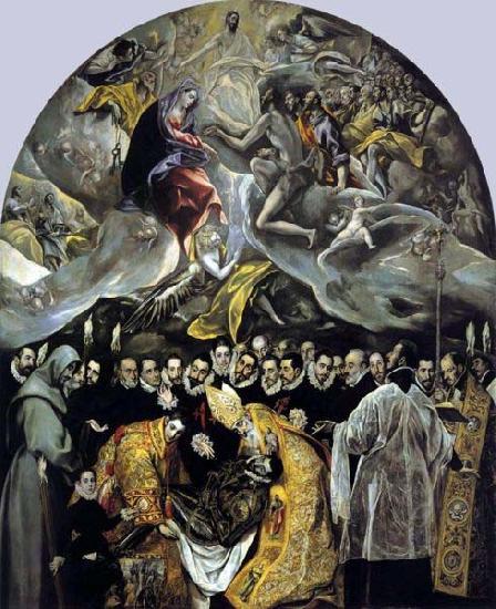 El Greco The Burial of the Count of Orgaz France oil painting art